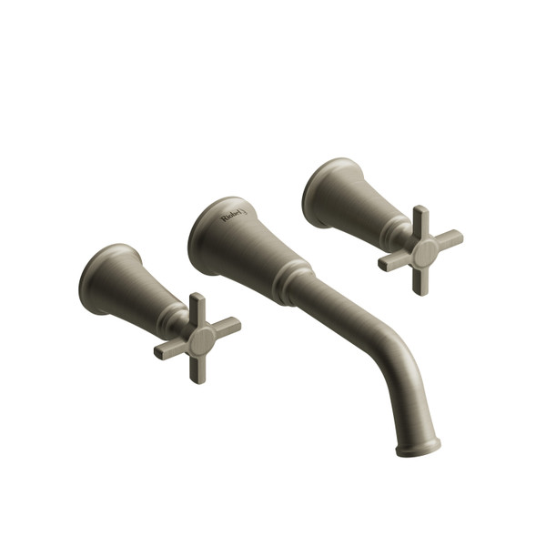 DISCONTINUED Momenti™ Wall Mount Tub Filler - Brushed Nickel | Model Number: MMSQ05+BN