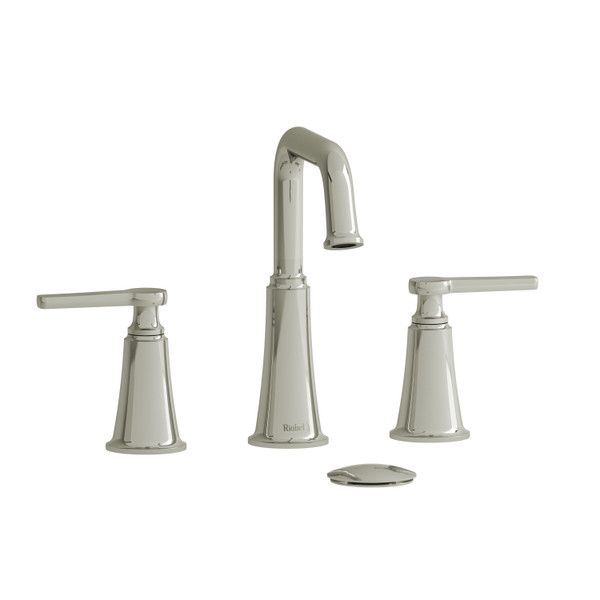 Momenti™ Widespread Lavatory Faucet With U-Spout - Polished Nickel | Model Number: MMSQ08JPN