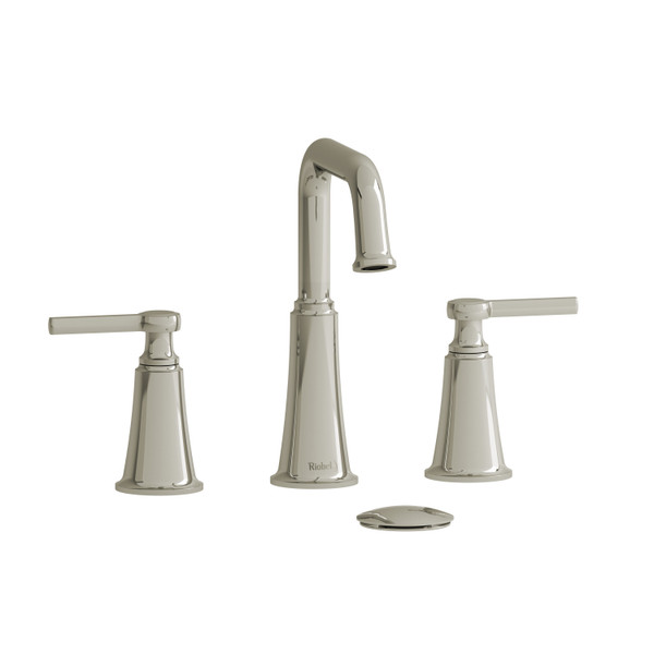 Momenti™ Widespread Lavatory Faucet With U-Spout - Polished Nickel | Model Number: MMSQ08LPN