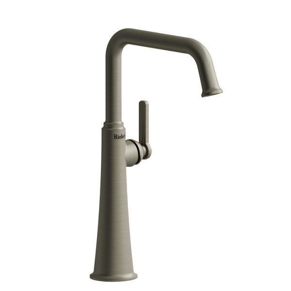 DISCONTINUED Momenti™ Single Handle Tall Lavatory Faucet With U-Spout - Brushed Nickel | Model Number: MMSQL01JBN