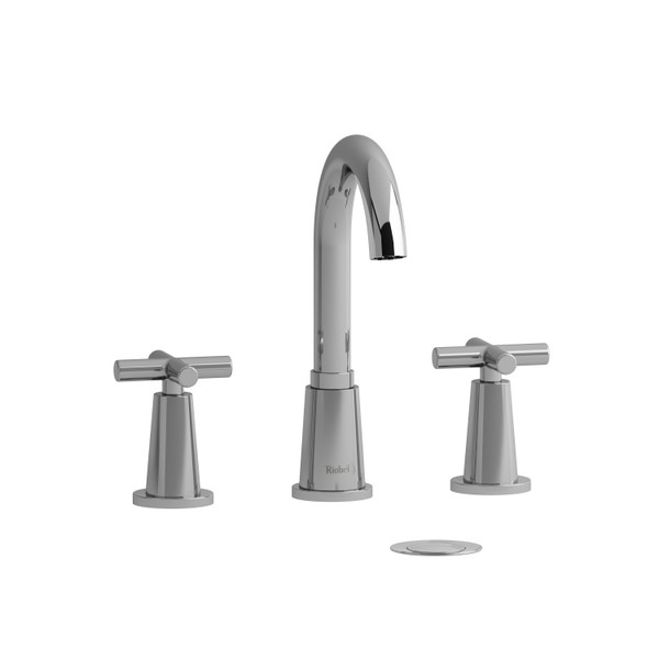 DISCONTINUED-Pallace Widespread Lavatory Faucet 1.0 GPM - Chrome with Cross Handles | Model Number: PA08+C-10 - Product Knockout