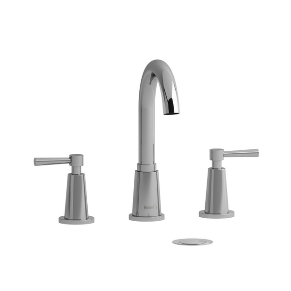 DISCONTINUED-Pallace Widespread Bathroom Faucet - Chrome with Lever Handles | Model Number: PA08LC-10 - Product Knockout