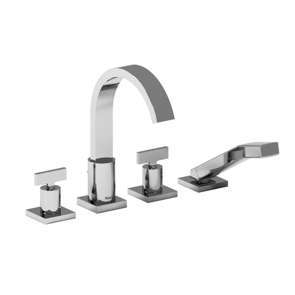 DISCONTINUED Profile® 4-Hole Deck Mount Tub Filler - Chrome | Model Number: PFTQ12TC