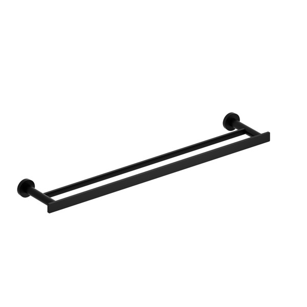 Paradox Double 24 Inch Towel Bar  - Black | Model Number: PX6BK - Product Knockout