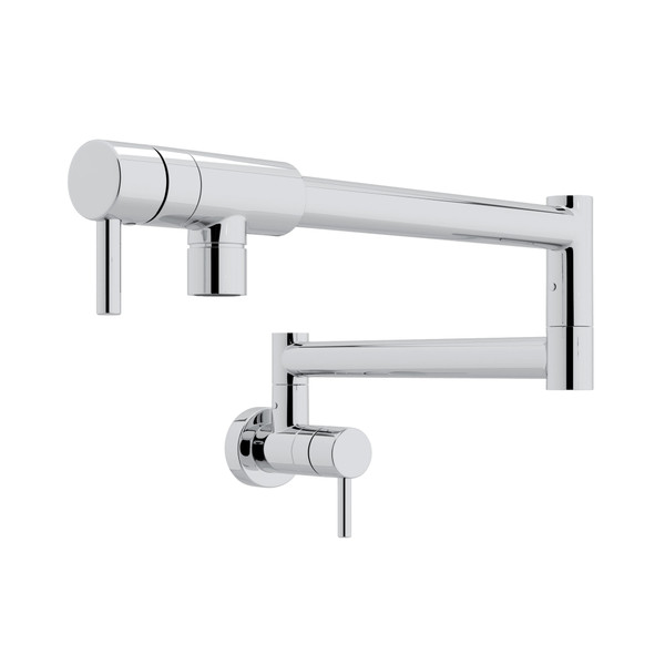 ROHL - Robinet remplisseur mural moderne - Chrome poli avec