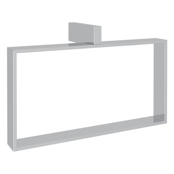 Anneau à serviette mural rectangulaire Quartile - Chrome poli  | Numéro de modèle: QU220-APC - Produit épuisé