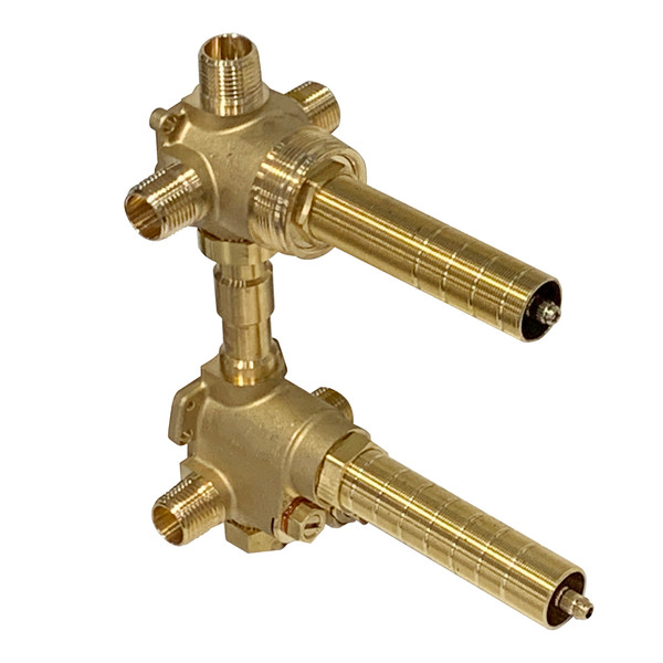Brut de valve thermostatique à 3 voies partagées 1/2" avec déviateur | Numéro de modèle: R1055BD - Produit épuisé