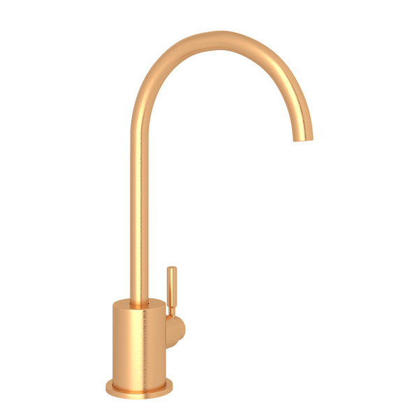 Lux C-Spout Filter Faucet - Satin Gold with Metal Lever Handle | Model Number: R7517SG - Product Knockout