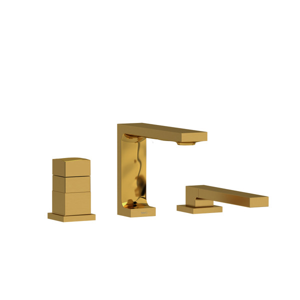Reflet™ 3-Hole Deck Mount Tub Filler - Brushed Gold | Model Number: RF19BG