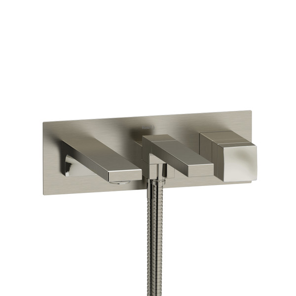 DISCONTINUED Reflet Wall Mount Tub Filler - Brushed Nickel | Model Number: RF21BN