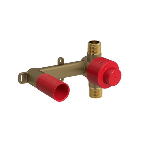 Wall Mount Widespread Rough-in Valve  - Unfinished | Model Number: RH360 - Product Knockout