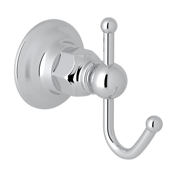 Wall Mount Single Robe Hook - Polished Chrome | Model Number: ROT7APC - Product Knockout