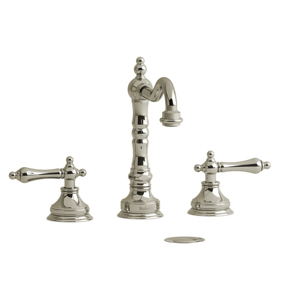 DISCONTINUED Retro™ Widespread Lavatory Faucet - Polished Nickel | Model Number: RT08LPN