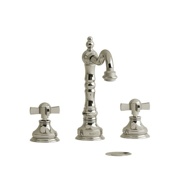 DISCONTINUED Retro™ Widespread Lavatory Faucet - Polished Nickel | Model Number: RT08XPN