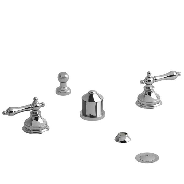 Retro™ Two Handle Deck Mount Bidet - Chrome | Model Number: RT09LC