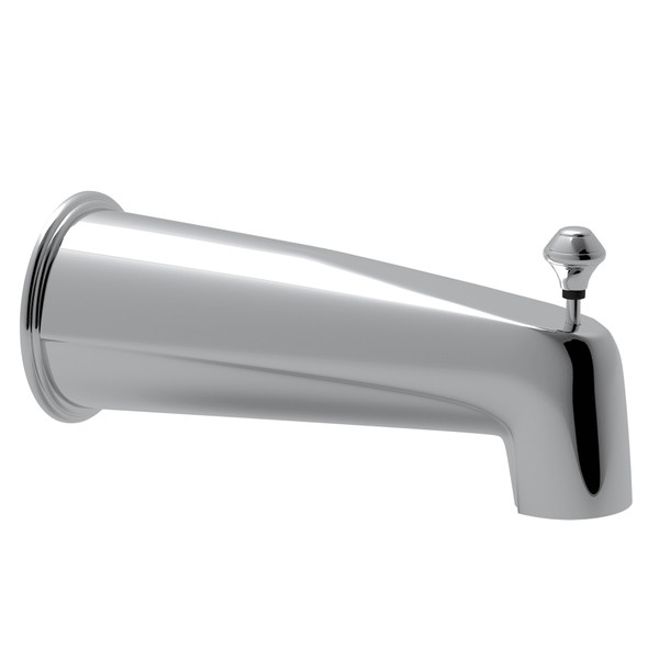 Wall Mount Tub Spout with Integrated Diverter - Polished Chrome | Model Number: RT8000APC - Product Knockout