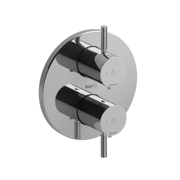 DISCONTINUED Riu™ 3/4" Therm & Pressure Balance Multi-Function System - Chrome | Model Number: RUTM83KNC