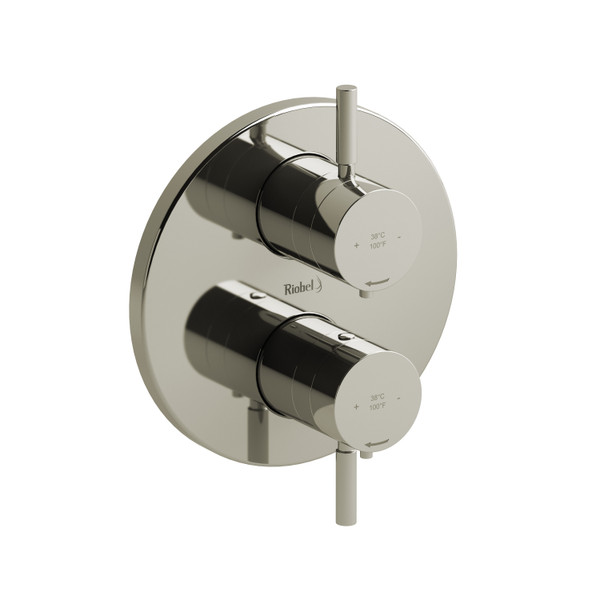 Système multifonction à pression équilibrée et thermostatique 3/4 po Riu™ - Nickel poli  | Numéro de modèle: RUTM83PN