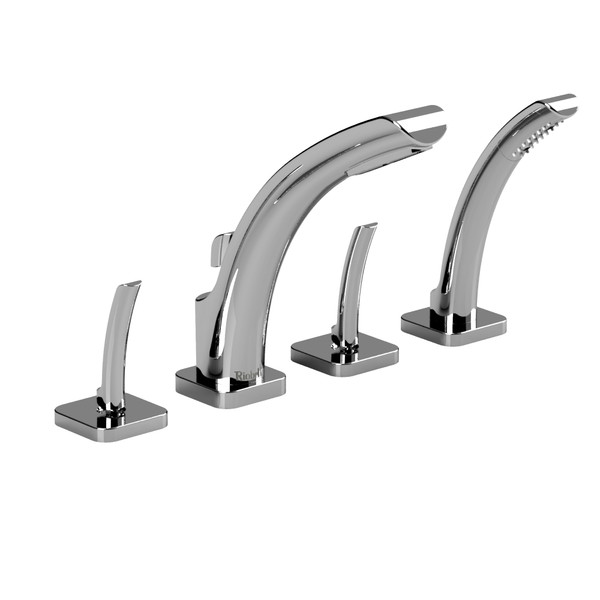 DISCONTINUED Salomé™ 4-Hole Deck Mount Tub Filler - Chrome | Model Number: SA12C