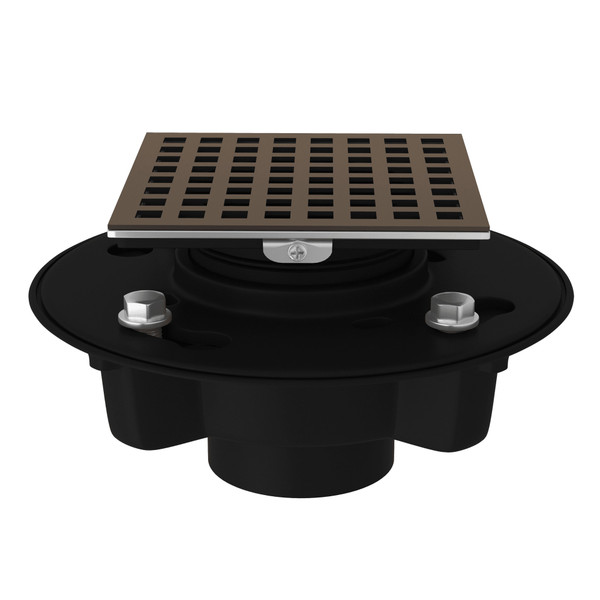 DISCONTINUÉ -Ensemble drain ABS de 2" X 3" avec couvercle décoratif [#2]} Matrix ​ - Tuscan Brass - Laiton toscan | Numéro de modèle: SDABS2/3-3143TCB - Produit épuisé