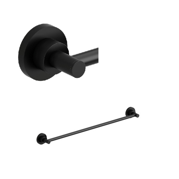 Star 24" Towel Bar - Black | Model Number: ST5BK