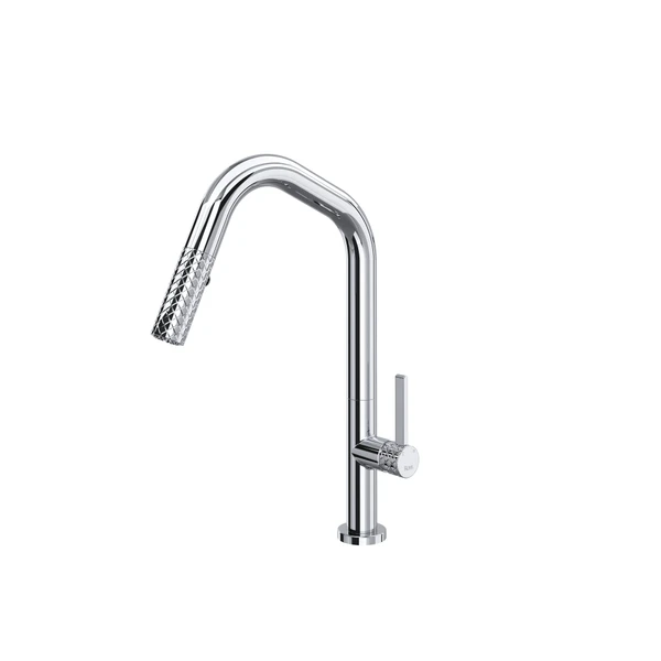Tenerife™ Pull-Down Kitchen Faucet With U-Spout - Polished Chrome | Model Number: TE56D1LMAPC