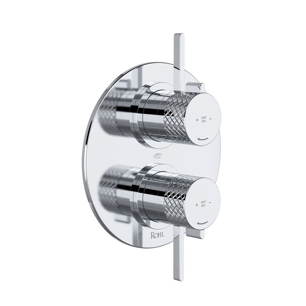 Tenerife 3/4 Inch Thermostatic and Pressure Balance Multi-Function System - Polished Chrome | Model Number: TE83W1LMAPC - Product Knockout