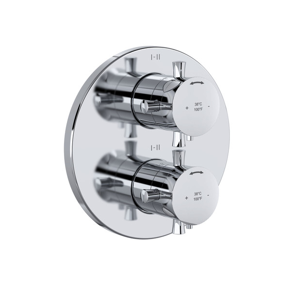 Edge™ 3/4" Therm & Pressure Balance Trim With 6 Functions - Chrome | Model Number: TEDTM46+C