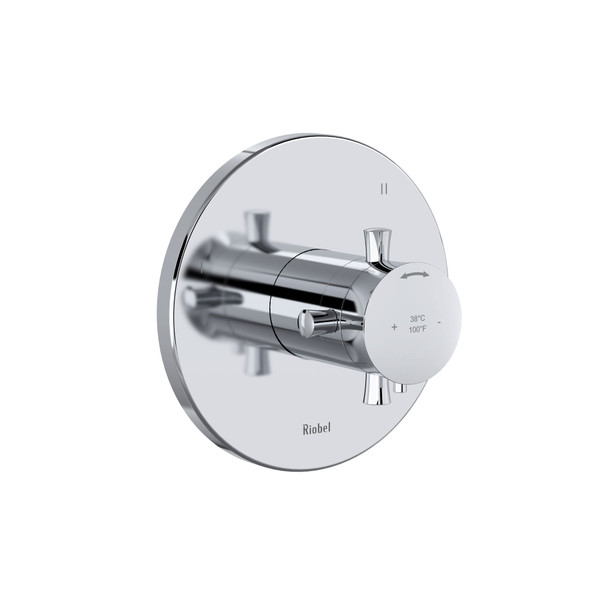 Edge™ 1/2" Therm & Pressure Balance Trim With 3 Functions - Chrome | Model Number: TEDTM47+C