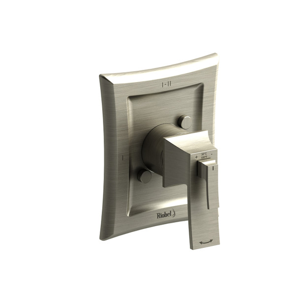 DISCONTINUED Eiffel™ 1/2" Therm & Pressure Balance Trim With 3 Functions - Brushed Nickel | Model Number: TEF23BN