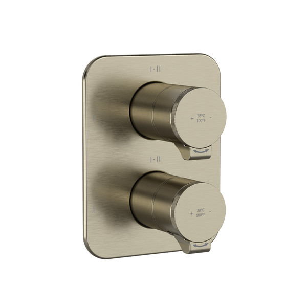 Fresk™ 3/4" Therm & Pressure Balance Trim With 6 Functions - Brushed Nickel | Model Number: TFR46BN