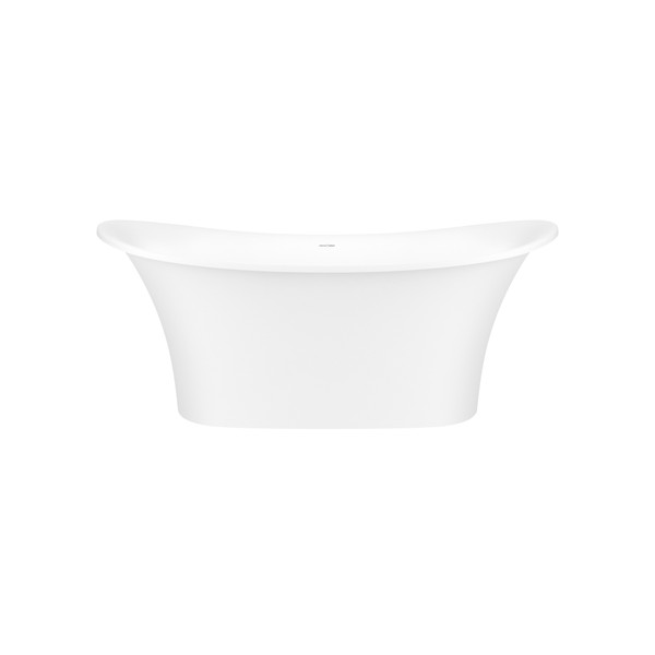 Toulouse 60" x 29" Freestanding Soaking Bathtub With Void - Standard White (Matte) | Model Number: TO1M-N-SM-NO