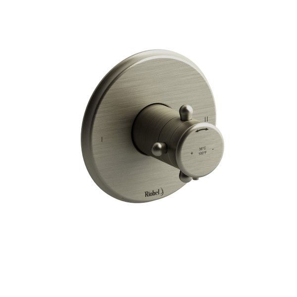 DISCONTINUED Retro™ 1/2" Therm & Pressure Balance Trim With 2 Functions - Brushed Nickel | Model Number: TRT44+BN