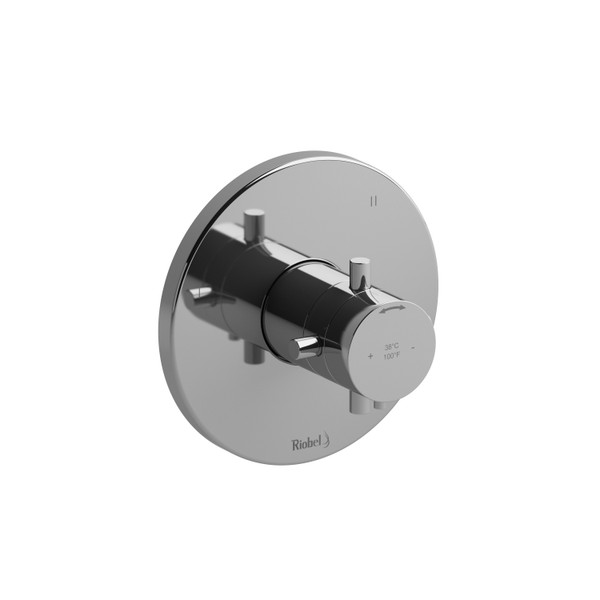 DISCONTINUED Riu™ 1/2" Therm & Pressure Balance Trim With 5 Functions - Chrome | Model Number: TRUTM45+C