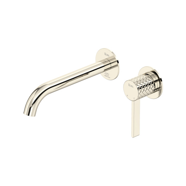 Tenerife™ Wall Mount Single Handle Lavatory Faucet Trim - Polished Nickel | Model Number: TTE01W2LMPN