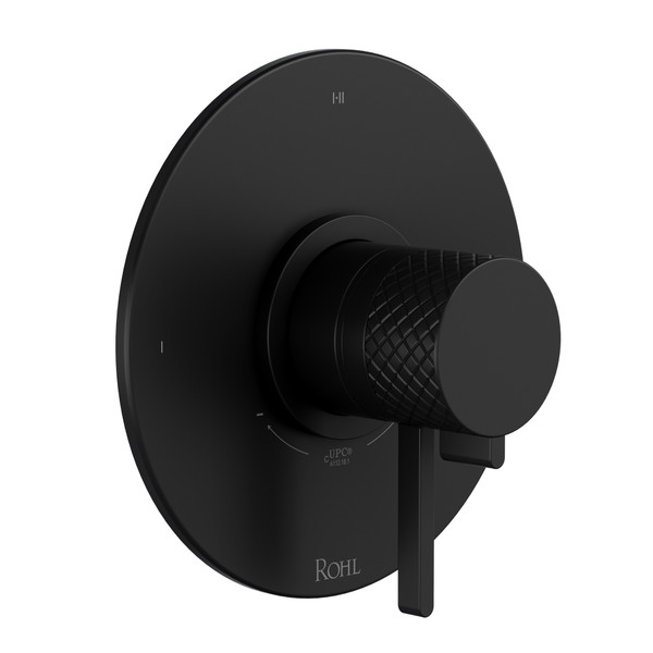 Tenerife™ 1/2" Therm & Pressure Balance Trim With 3 Functions - Matte Black | Model Number: TTE23W1LMMB
