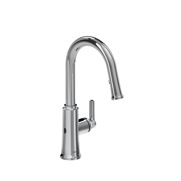 Trattoria™ Pull-Down Touchless Kitchen Faucet With C-Spout - Chrome | Model Number: TTRD111C
