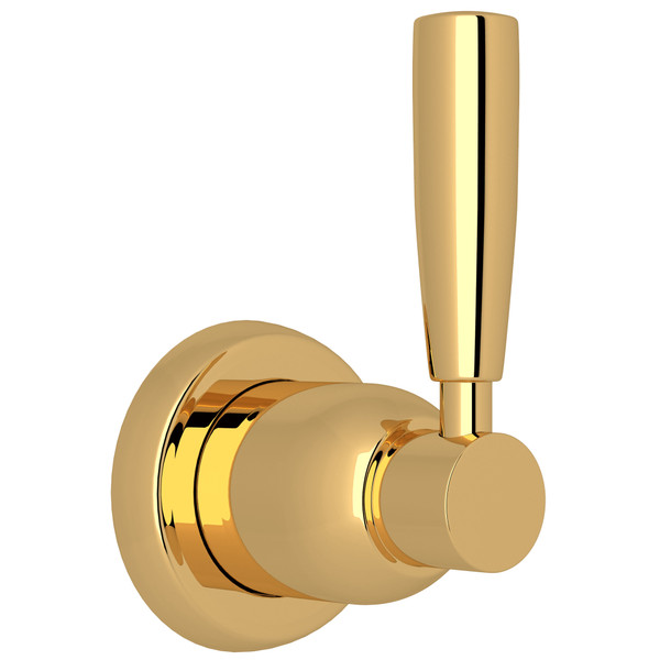 Holborn Trim for Volume Control and 4-Port Dedicated Diverter - English Gold with Metal Lever Handle | Model Number: U.3064LS-EG/TO - Product Knockout