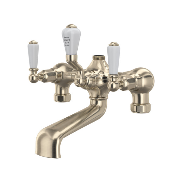 Edwardian™ Exposed Tub/Shower Mixer Valve - Satin Nickel | Model Number: U.3530L-STN