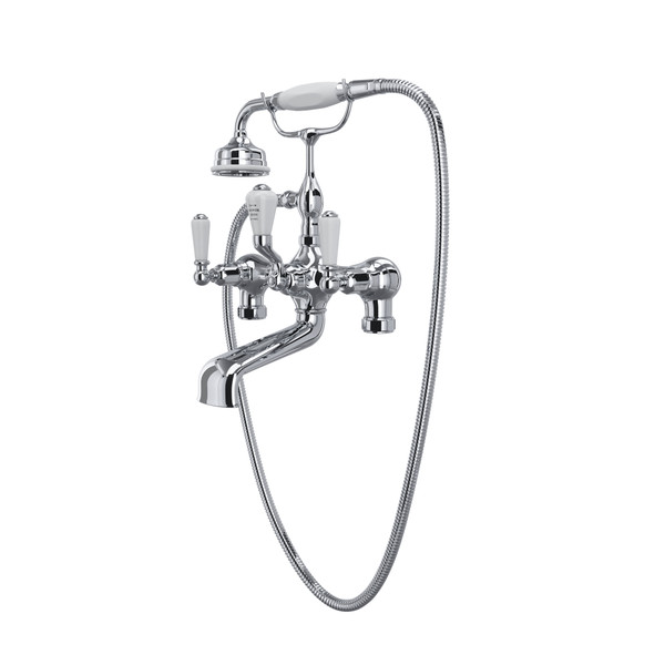 Robinet de bain à deux trous sans colonne Edwardian™ - Chrome poli | Numéro de modèle: U.3540L-APC