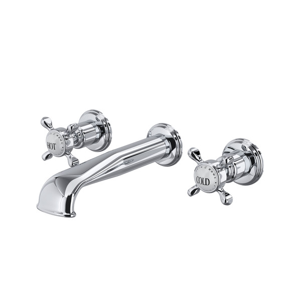 Perrin & Rowe Wall Mount 3-Hole Concealed Bathroom Faucet