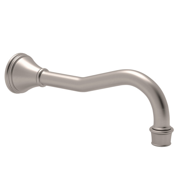 Georgian Era Wall Mount Column Tub Spout - Satin Nickel | Model Number: U.3787STN - Product Knockout