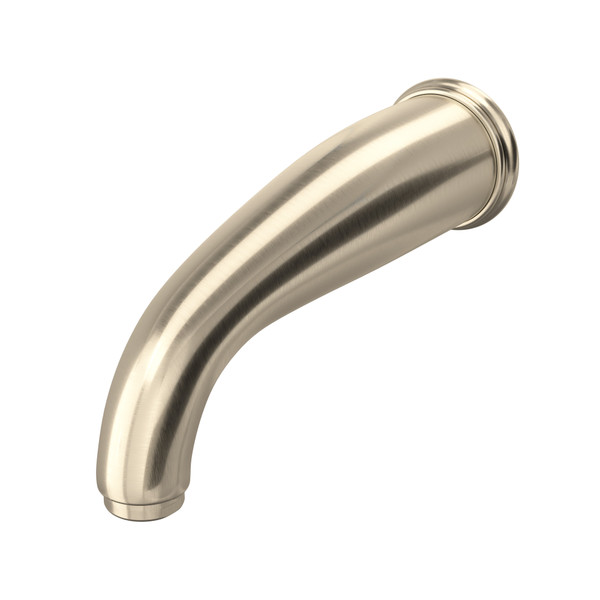 Edwardian™ Wall Mount Tub Spout With C-Spout - Satin Nickel | Model Number: U.3805STN