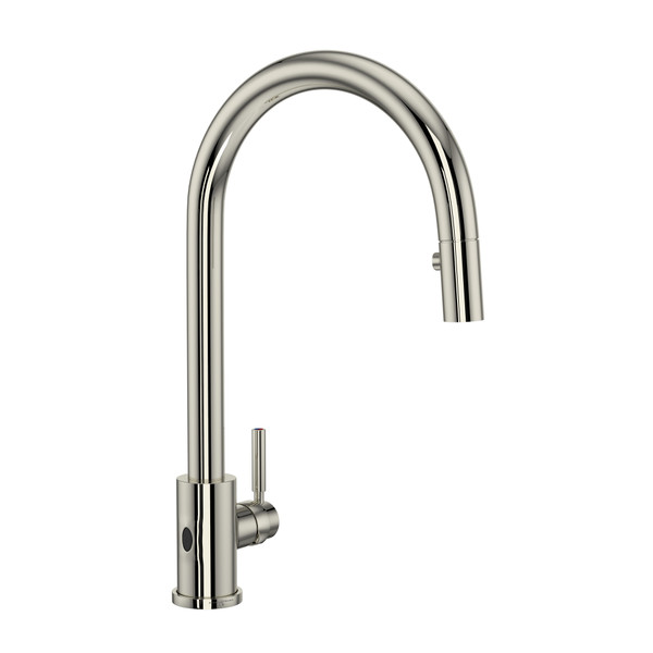 Holborn Pulldown Touchless Faucet - Polished Nickel with Lever Handle | Model Number: U.4034LS-PN-2 - Product Knockout