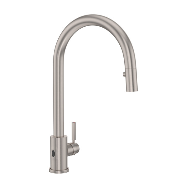 Holborn Pulldown Touchless Faucet - Satin Nickel with Lever Handle | Model Number: U.4034LS-STN-2 - Product Knockout