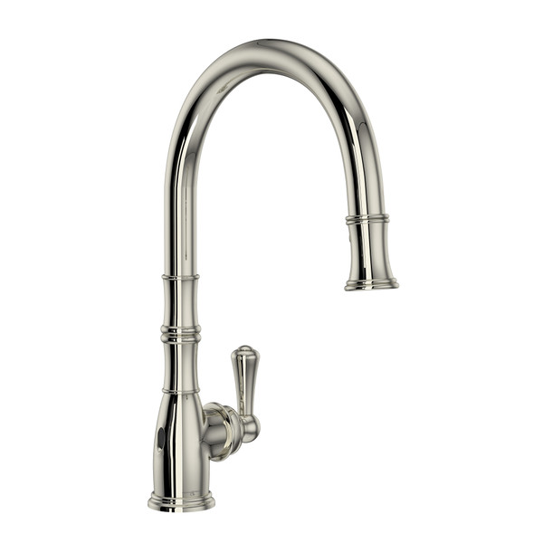 Georgian Era Pulldown Touchless Faucet - Polished Nickel | Model Number: U.4734PN-2 - Product Knockout