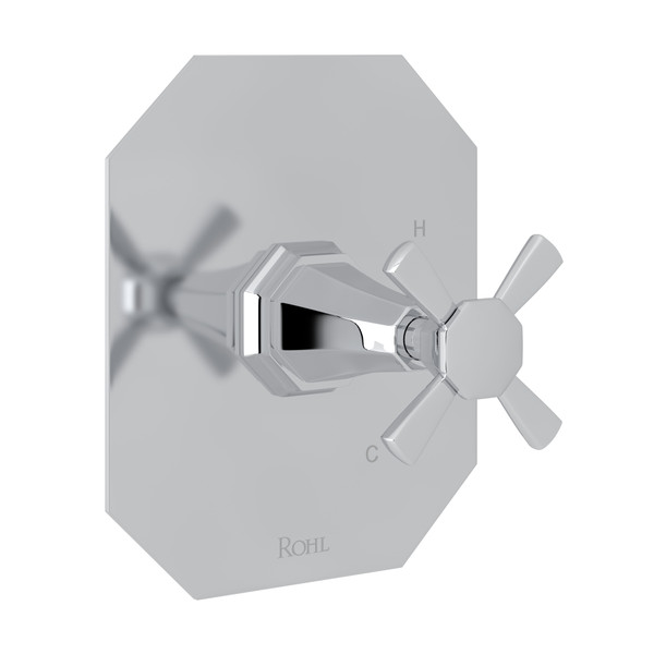 DISCONTINUED Deco™ 1/2" Pressure Balance Trim Without Diverter - Polished Chrome | Model Number: U.5107X-APC