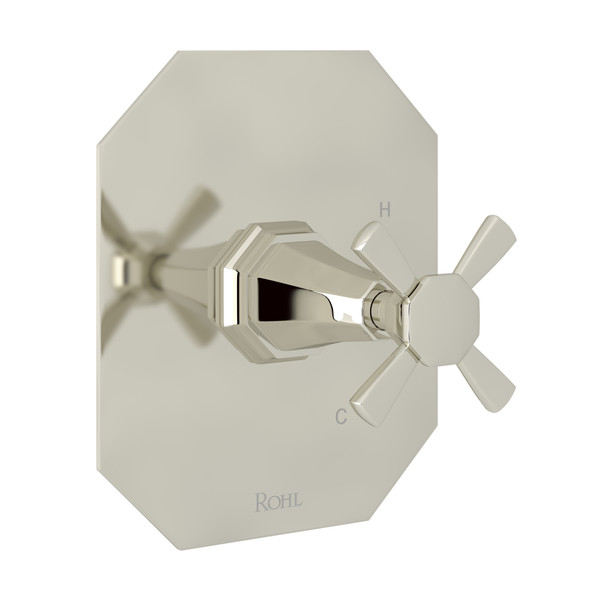 Deco™ 1/2" Pressure Balance Trim Without Diverter - Polished Nickel | Model Number: U.5107X-PN
