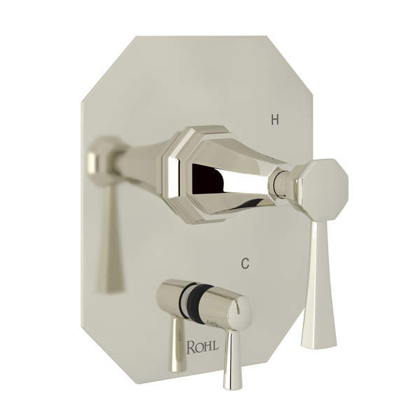 DISCONTINUED Deco™ 1/2" Pressure Balance Trim With Diverter - Polished Nickel | Model Number: U.5108NLS-PN