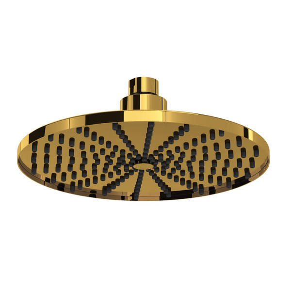 8 Inch Rain Showerhead - Unlacquered Brass | Model Number: U.5235ULB - Product Knockout